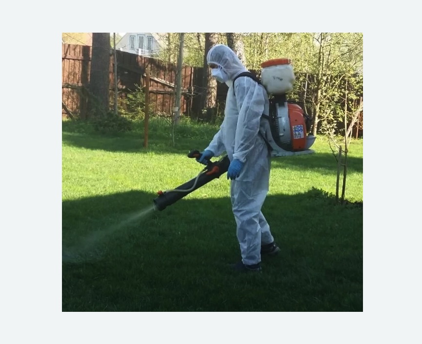 Обработка территории от клещей в Кирсе